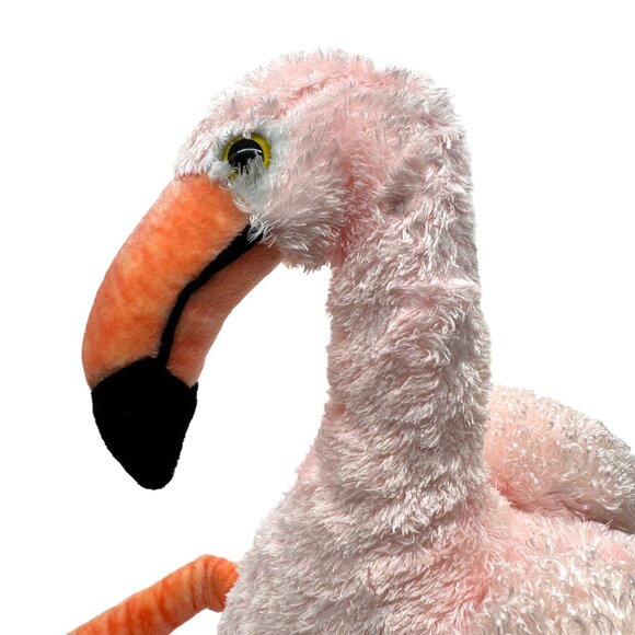 Disney Animal Kingdom Plush Flamingo Plush Stuffed Animal Bird 21" Pink & Orange - Picture 6 of 15
